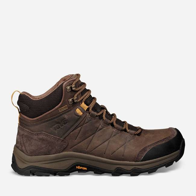 Teva Men's Arrowood Riva Mid Waterproof Walking Boots 3650-329 Turkish Coffee Sale UK